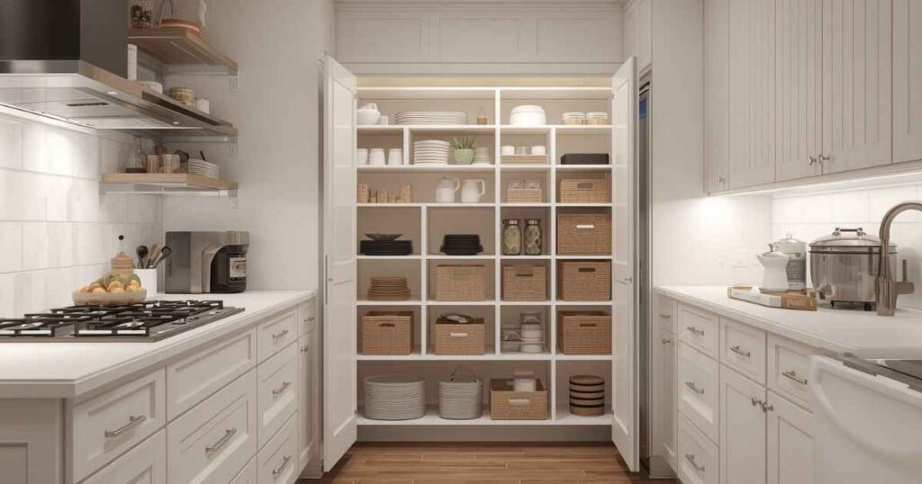 Design Ideas for Corner Kitchen Pantry Cabinets