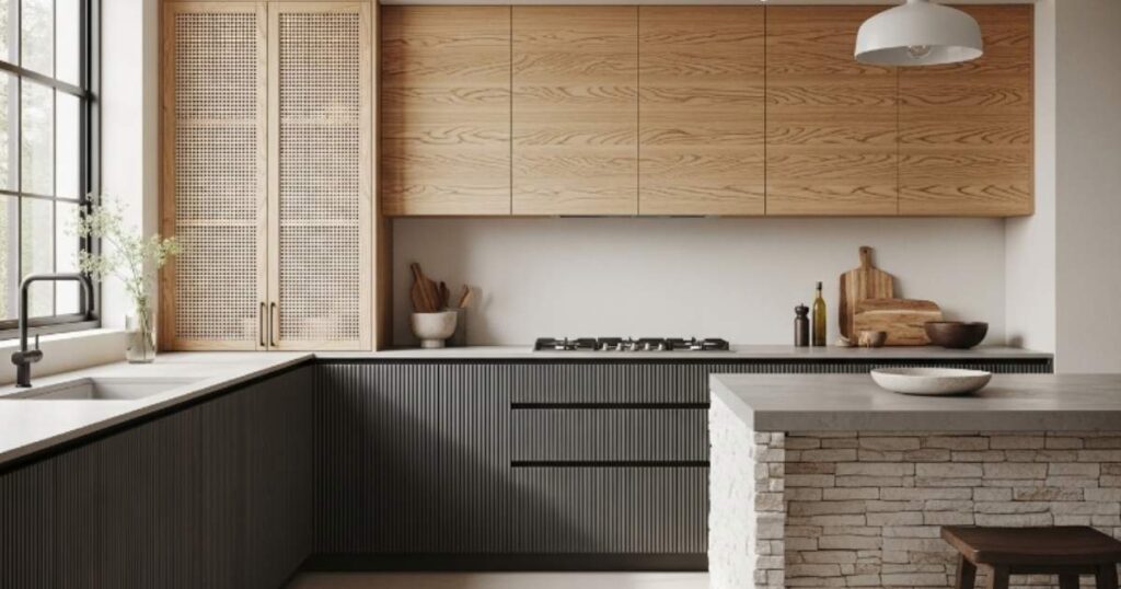 Gabinetes con textura