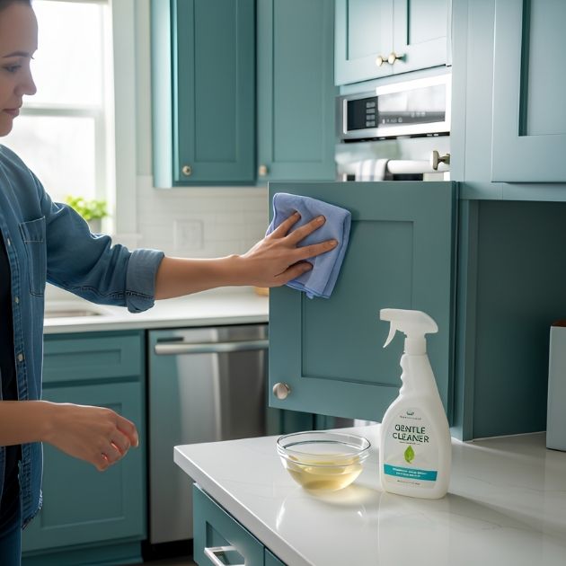 How to Maintain and Care for Teal Kitchen Cabinets
