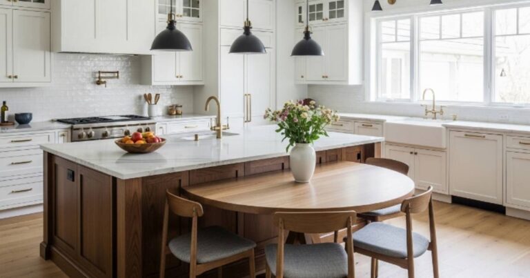 Kitchen Island Dining Table Combo