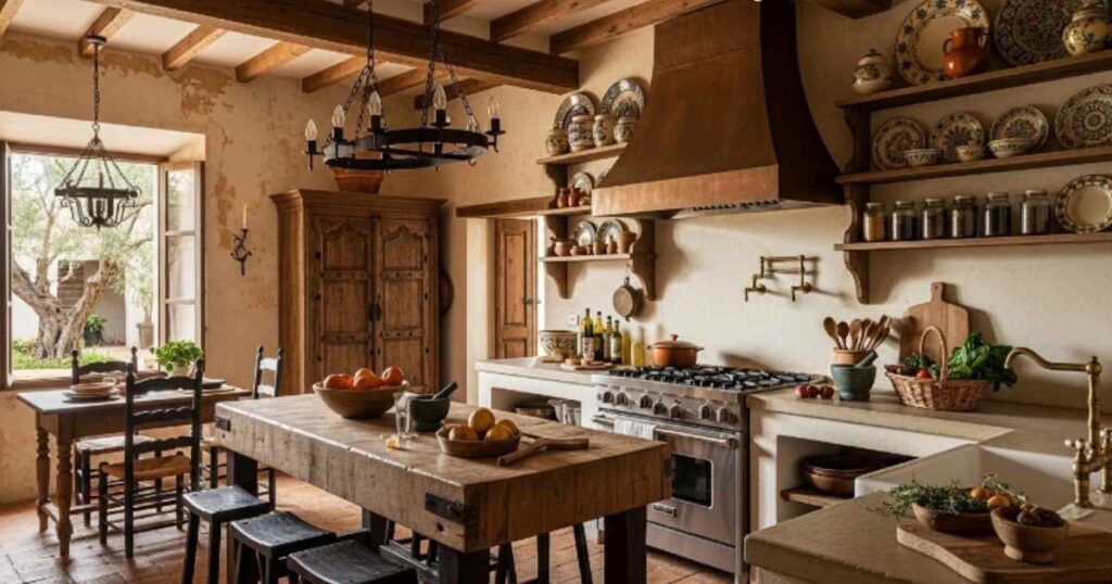 Rustic Farmhouse Spanish Kitchen