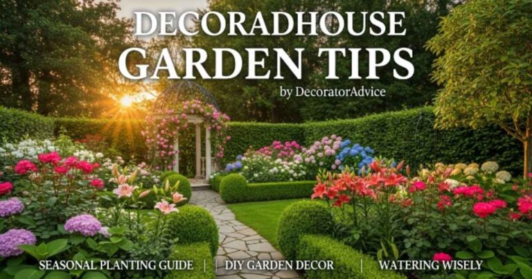 Decoradhouse Garden Tips by DecoratorAdvice