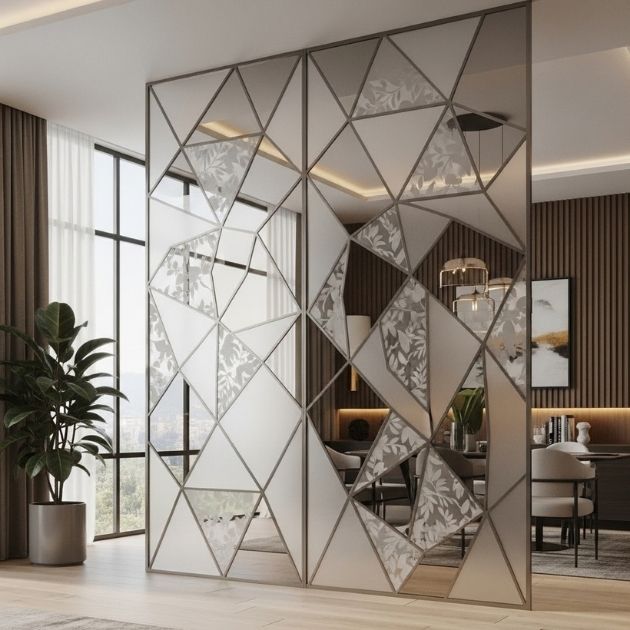 Decorative Panels Combine Privacy and Reflection