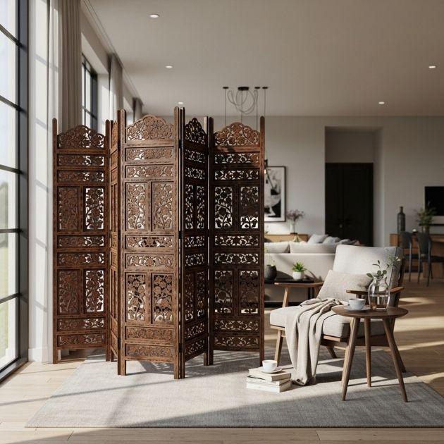 Folding Screen Adds Privacy Without Construction