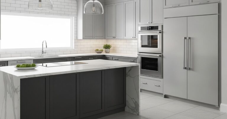 Gray Kitchen Cabinets