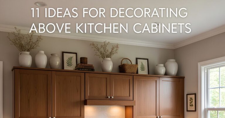 Ideas for Decorating Above Kitchen Cabinets