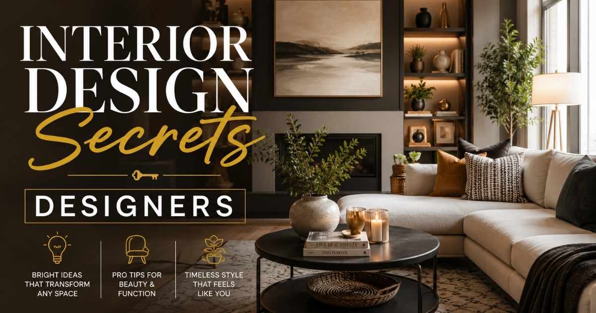 Interior Design Secrets Designers