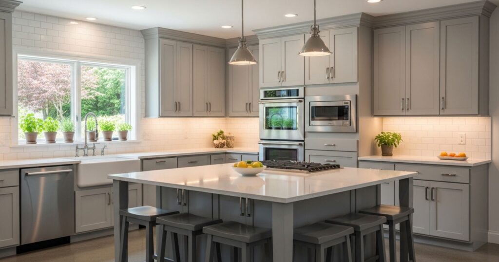 Light Gray Kitchen Cabinets
