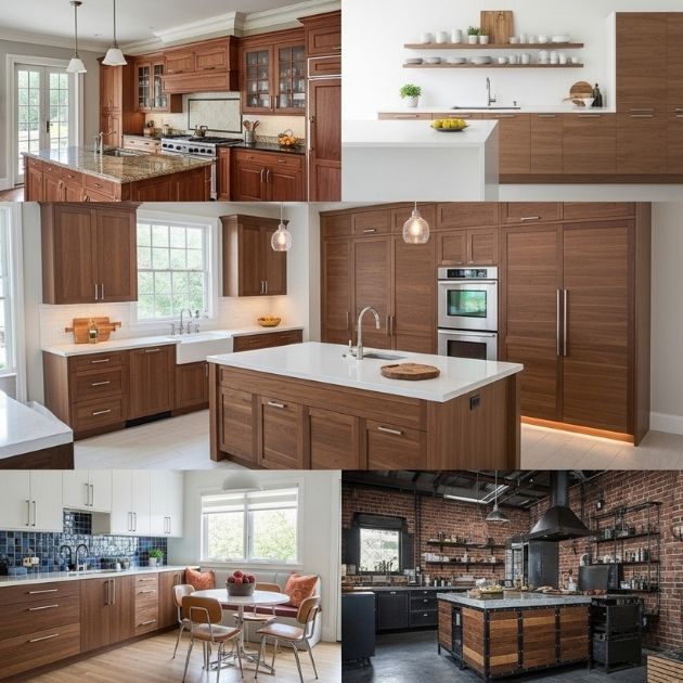 Popular Styles in Walnut Kitchen Cabinet Design