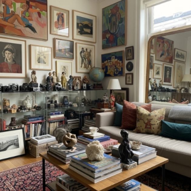 Showcase Personal Style With Curated Art or Collectibles
