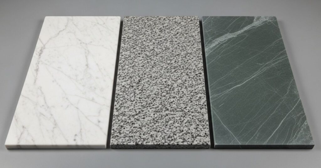 Stone: Marble, Granite, Soapstone