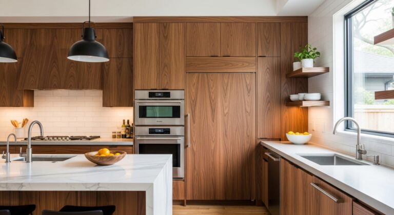 Walnut Kitchen Cabinets